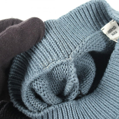Hermes Knit Candy Libris Cropped Cotton Silk Sweater — view 8