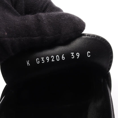 Chanel Loafers CC Logo Platform Black Leather — view 7