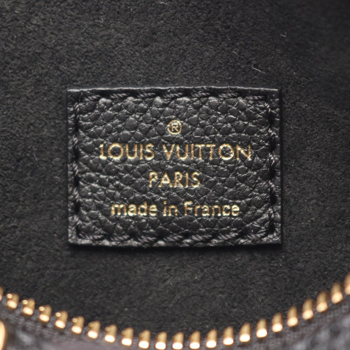 Louis Vuitton Handbag Nano Speedy 2-Way Noir Leather — view 4