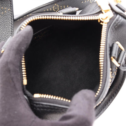 Louis Vuitton Handbag Nano Speedy 2-Way Noir Leather — view 3