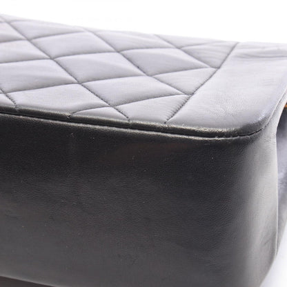 Chanel Shoulder Bag Quilted Diana Flap Black Lambskin Chain — view 7