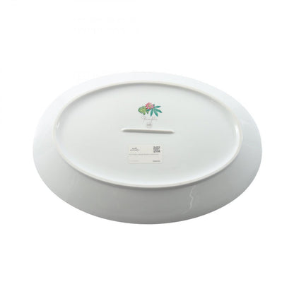 Hermes Tableware Oval Platter Passifolia GM Leaf — view 2