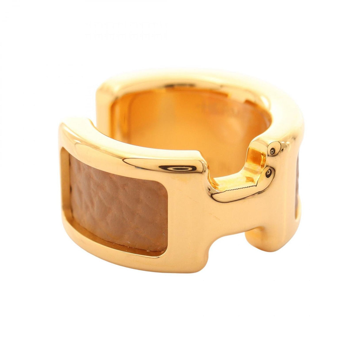 Hermes Olympe PM Leather Ear Cuff Earring
