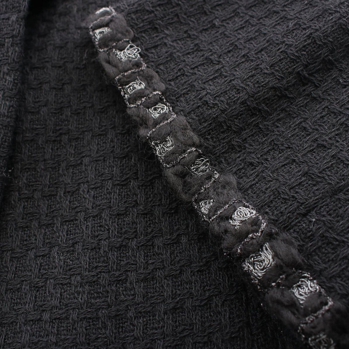 Chanel Coco Buttons Wool Coat — view 8