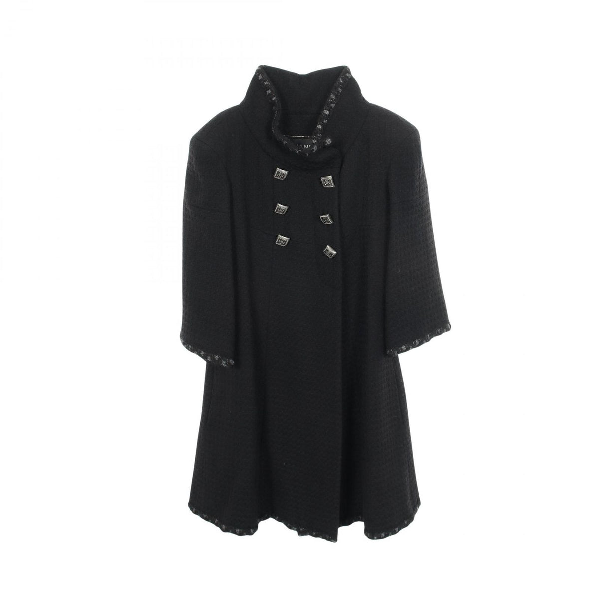 Chanel Coco Buttons Wool Coat