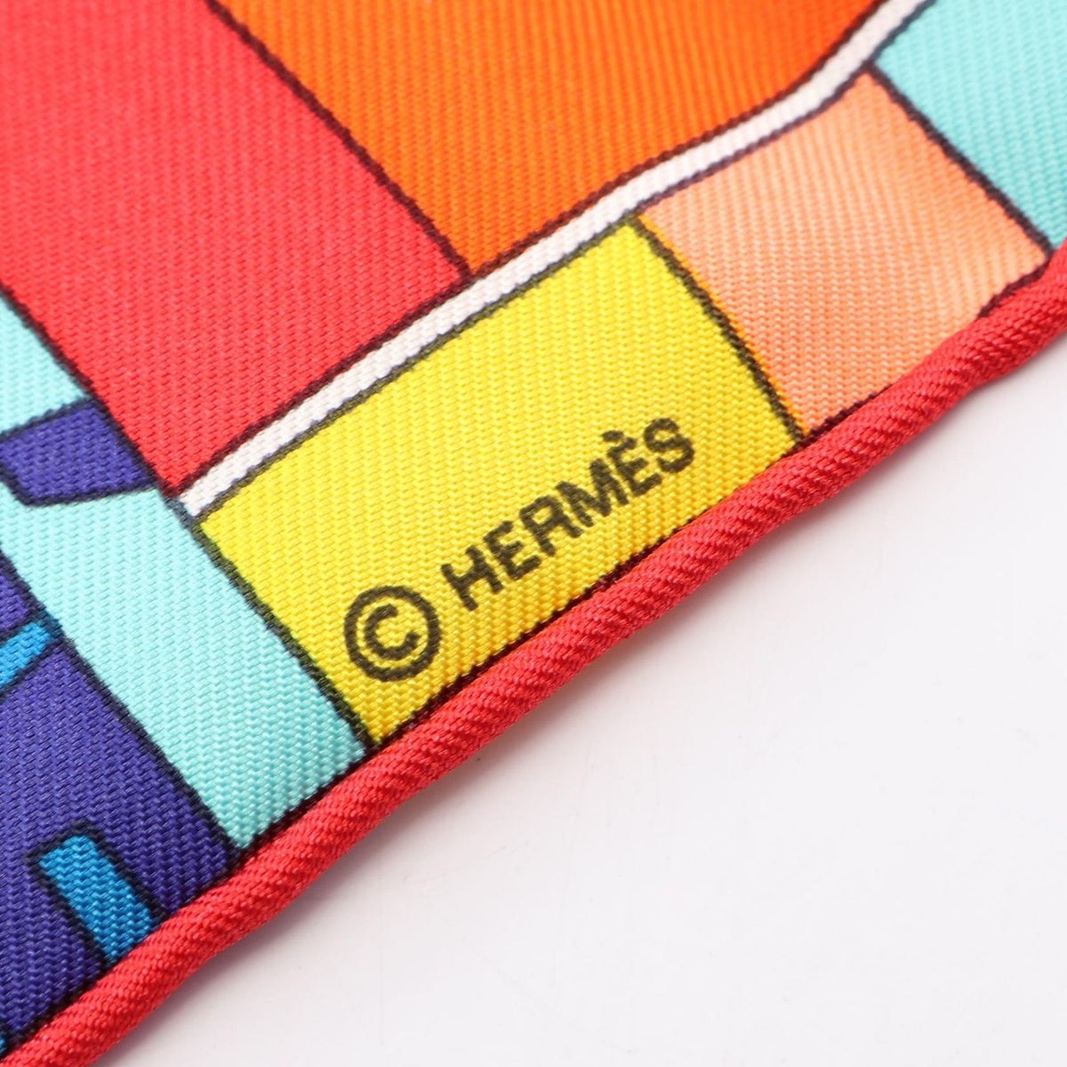 Hermes Scarf Petit Carre 40 Mots de Soie Silk — view 2