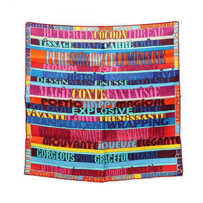 Hermes Scarf Petit Carre 40 Mots de Soie Silk