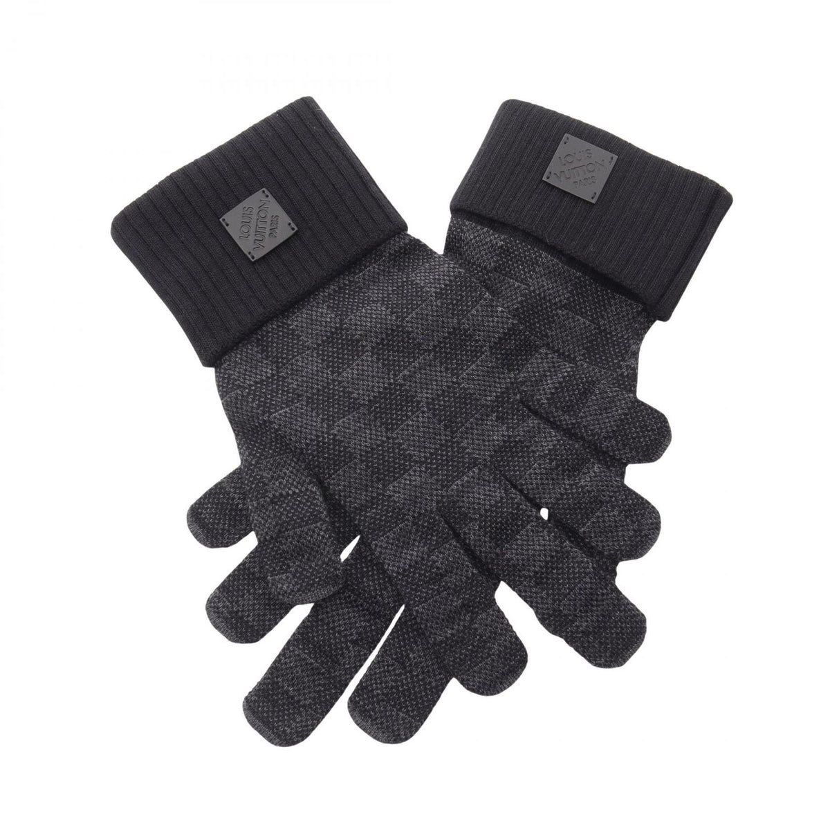 Louis Vuitton Gloves Neo Petit Damier Wool Leather