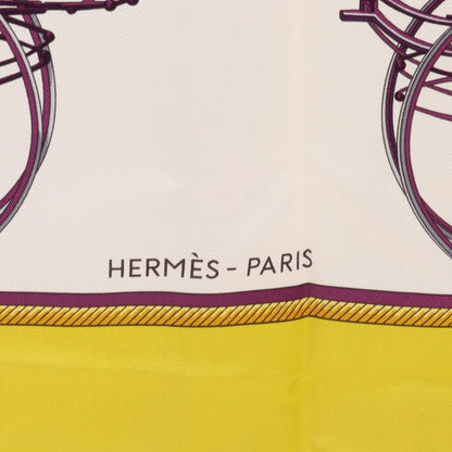 Hermes Scarf Carre 90 les Voitures Transformation Silk — view 4