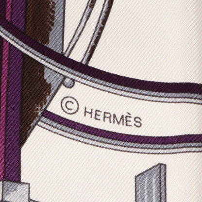 Hermes Scarf Carre 90 les Voitures Transformation Silk — view 2