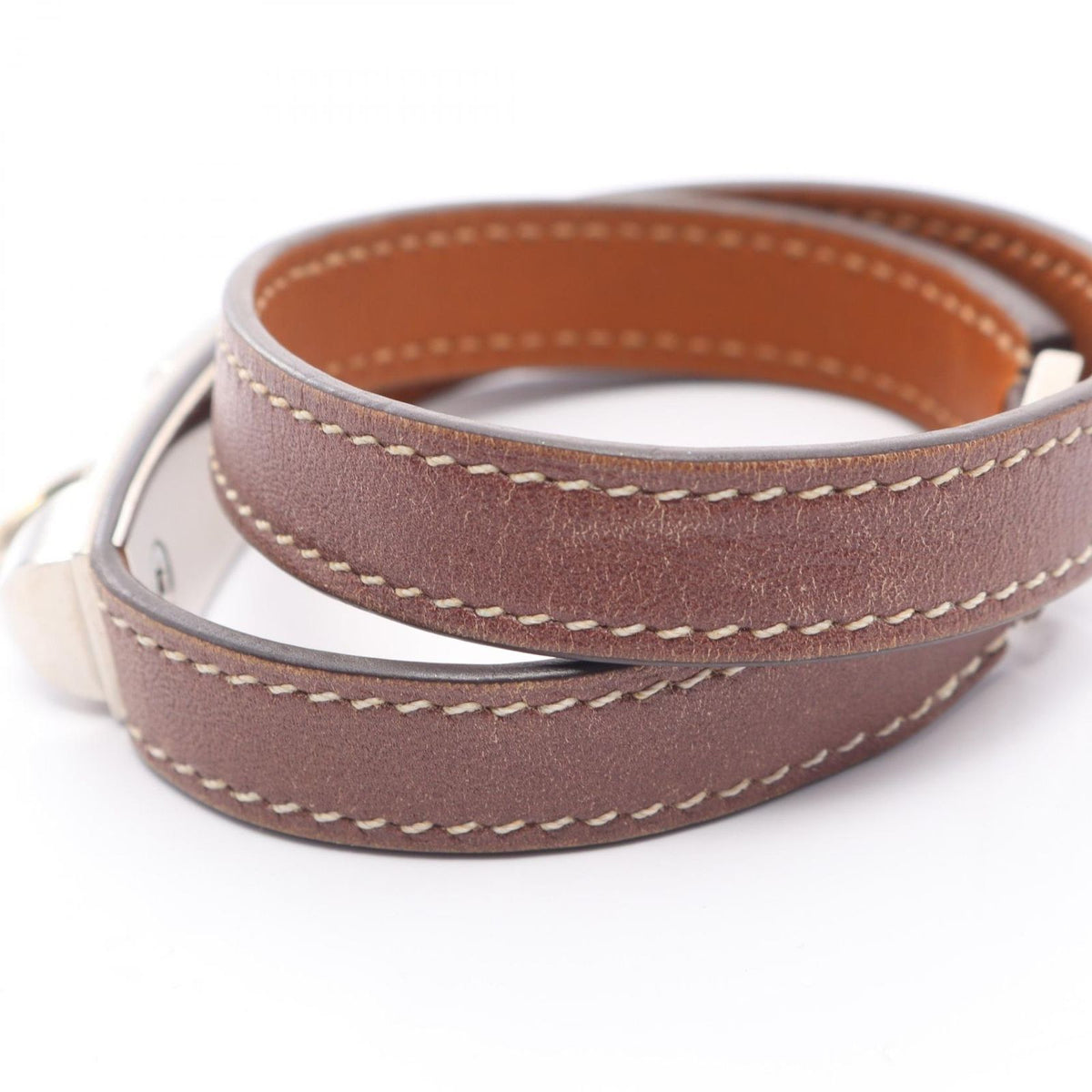 Hermes Bracelet Rival Double Tour Leather — view 8