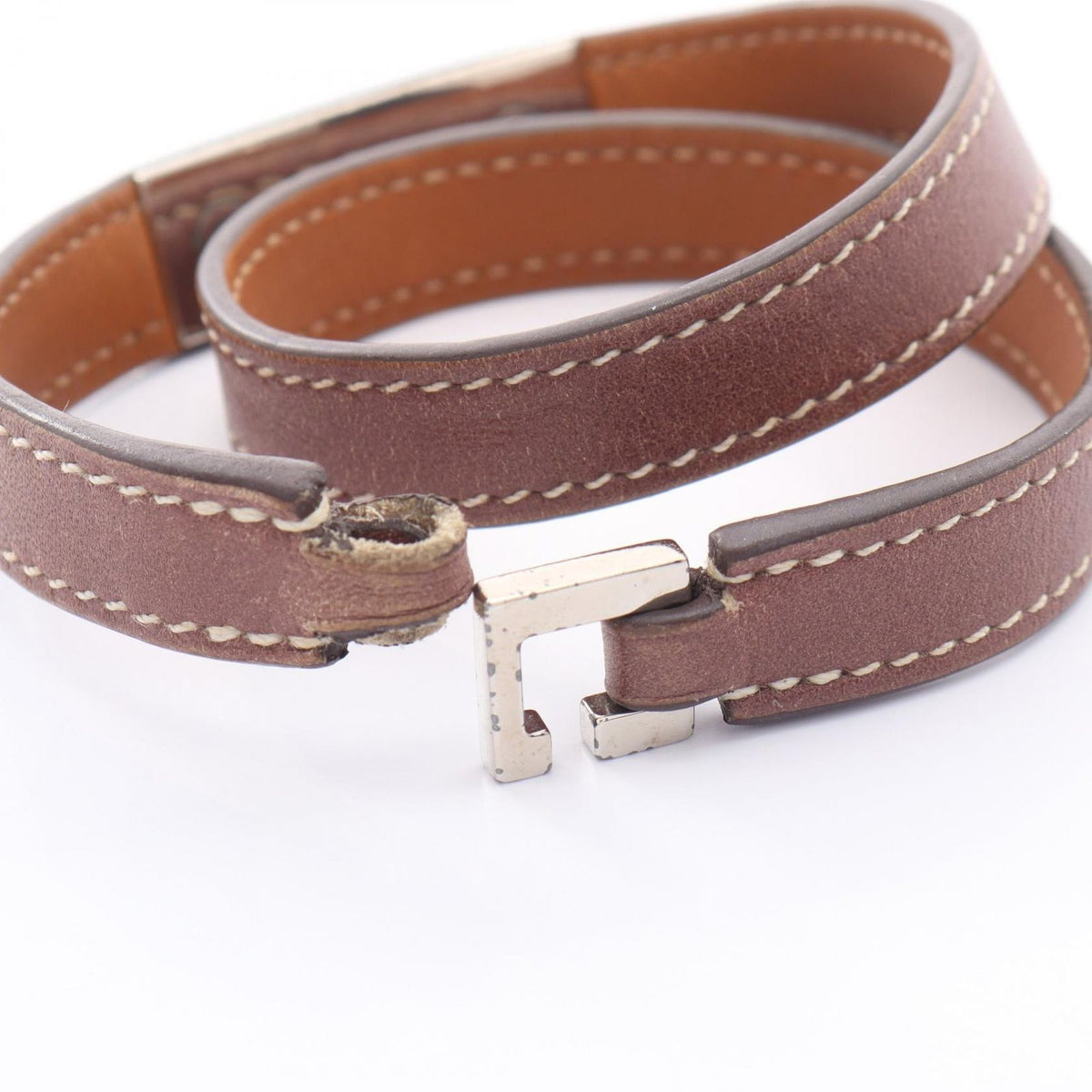 Hermes Bracelet Rival Double Tour Leather — view 3