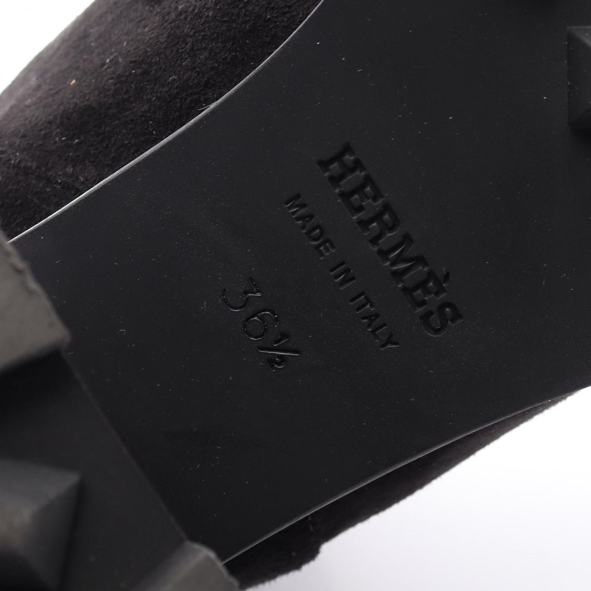 Hermes Boots Folie Long Black Suede — view 6