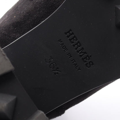 Hermes Boots Folie Long Black Suede — view 6
