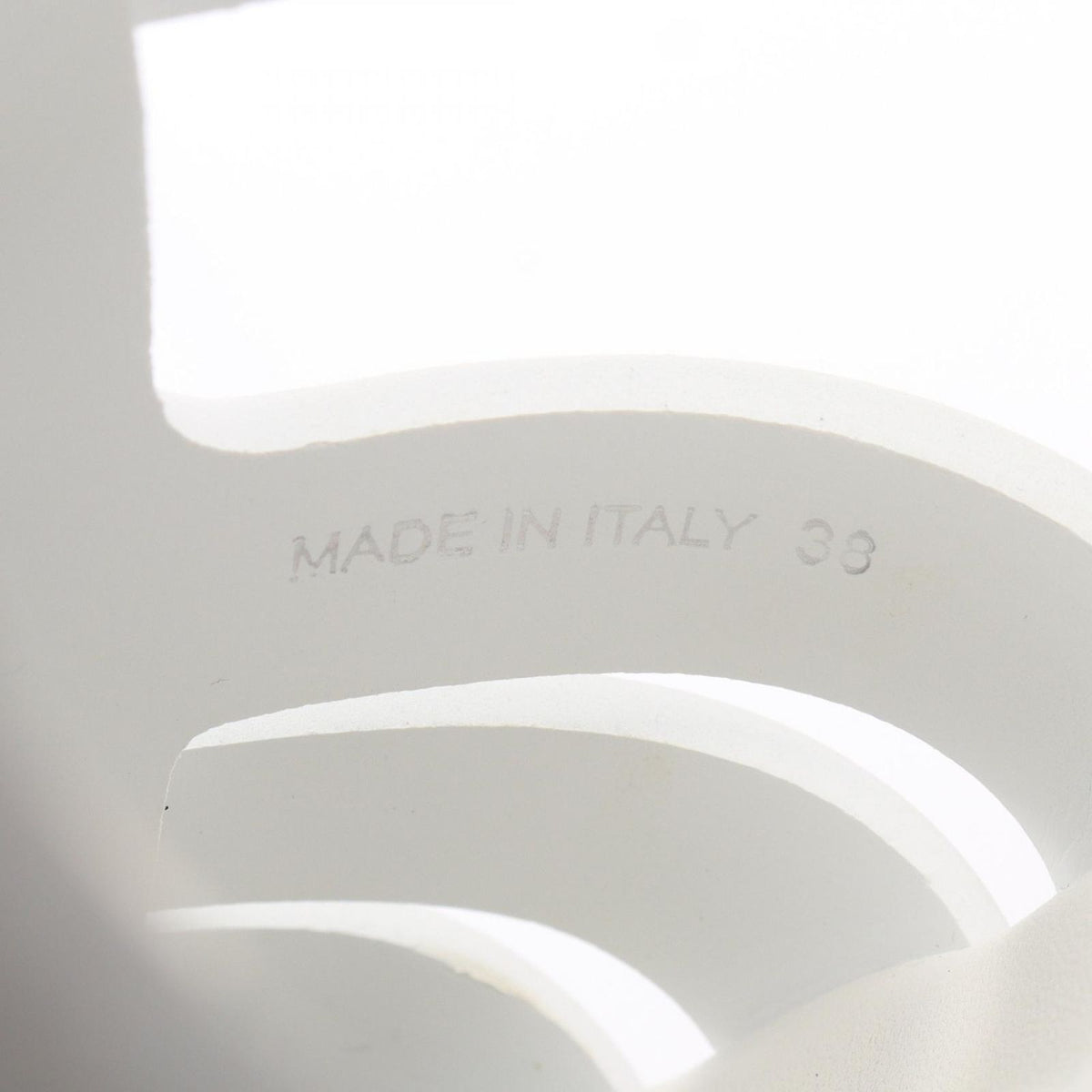 Prada Sandals Triangle Logo Platform White Rubber Wedges — view 6