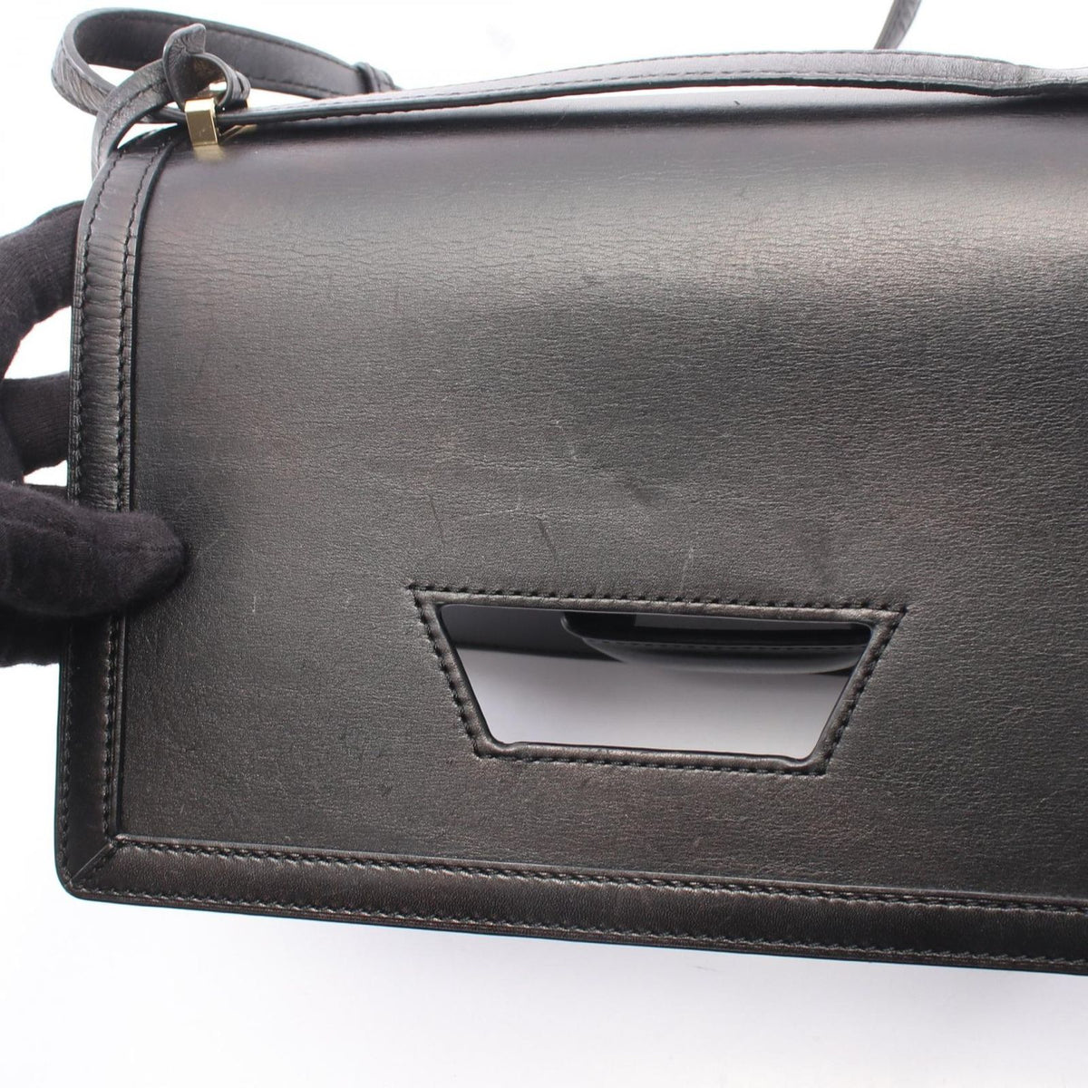 Loewe Shoulder Bag Barcelona Black Leather — view 8
