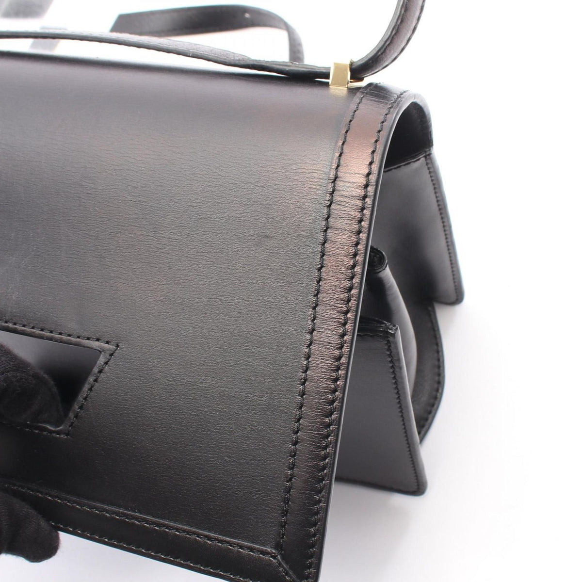 Loewe Shoulder Bag Barcelona Black Leather — view 7
