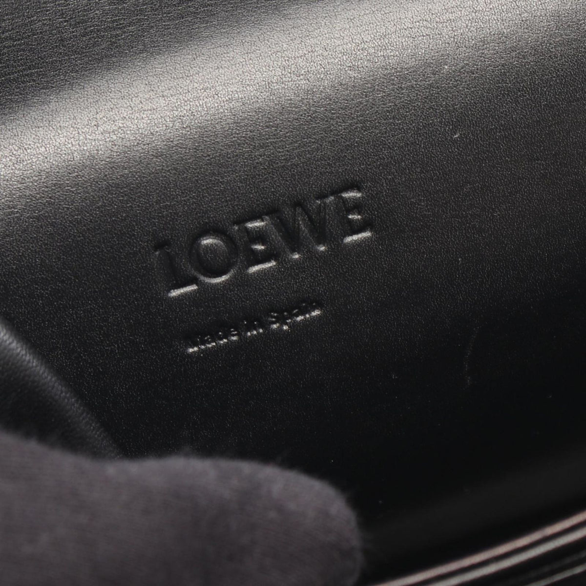Loewe Shoulder Bag Barcelona Black Leather — view 4