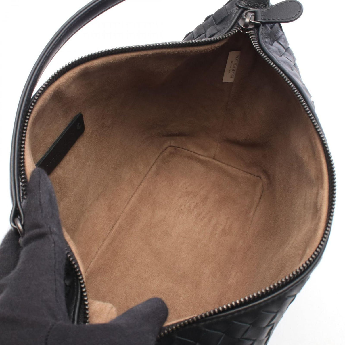 Bottega Veneta Intrecciato Leather Shoulder Bag — view 3