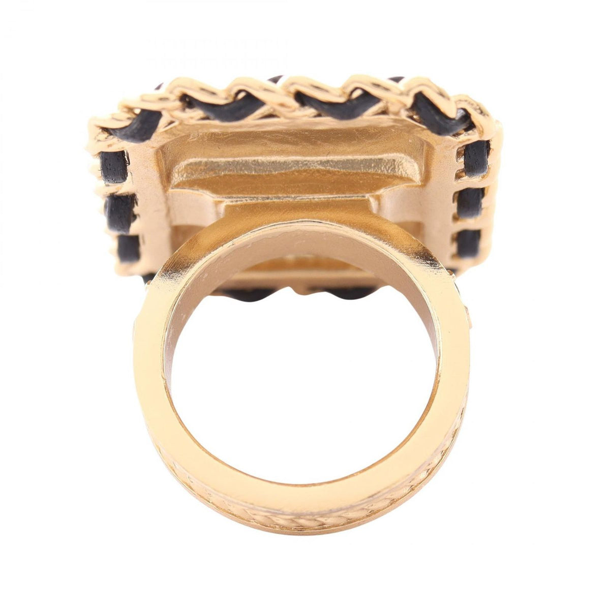 Chanel Ring Premiere Watch Motif Leather Design — view 3