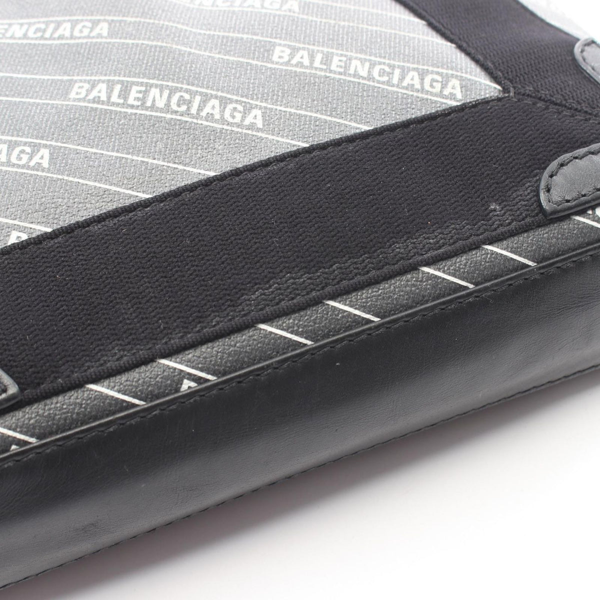 Balenciaga Handbag Navy Cabas XS Leather — view 8