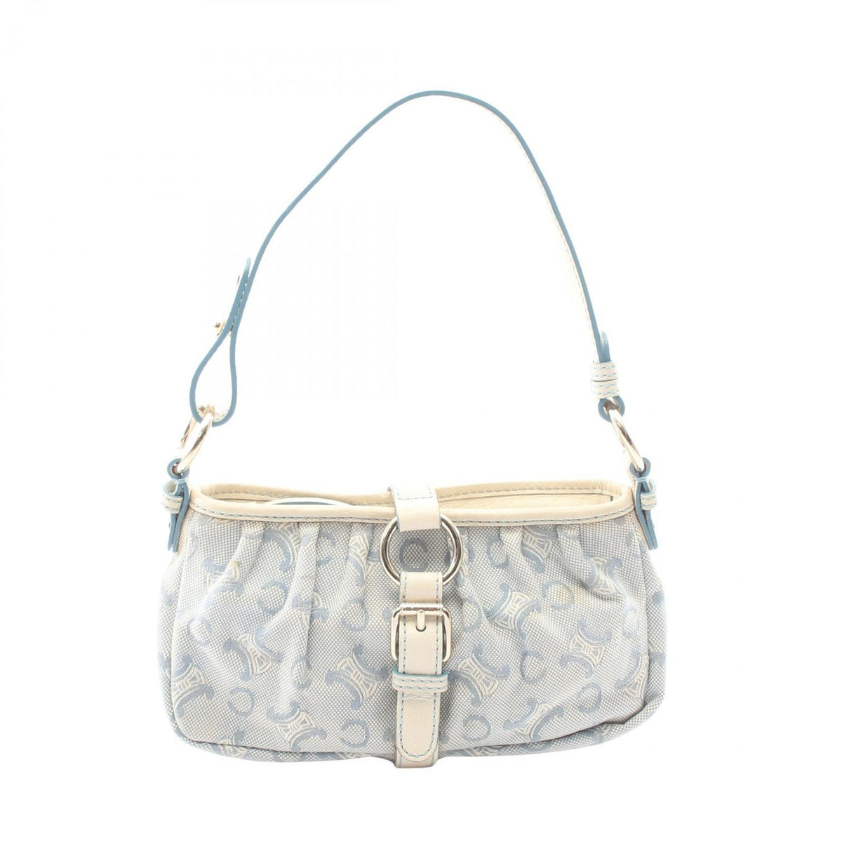 Celine Handbag Paris Macadam Canvas Leather