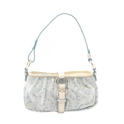 Celine Handbag Paris Macadam Canvas Leather