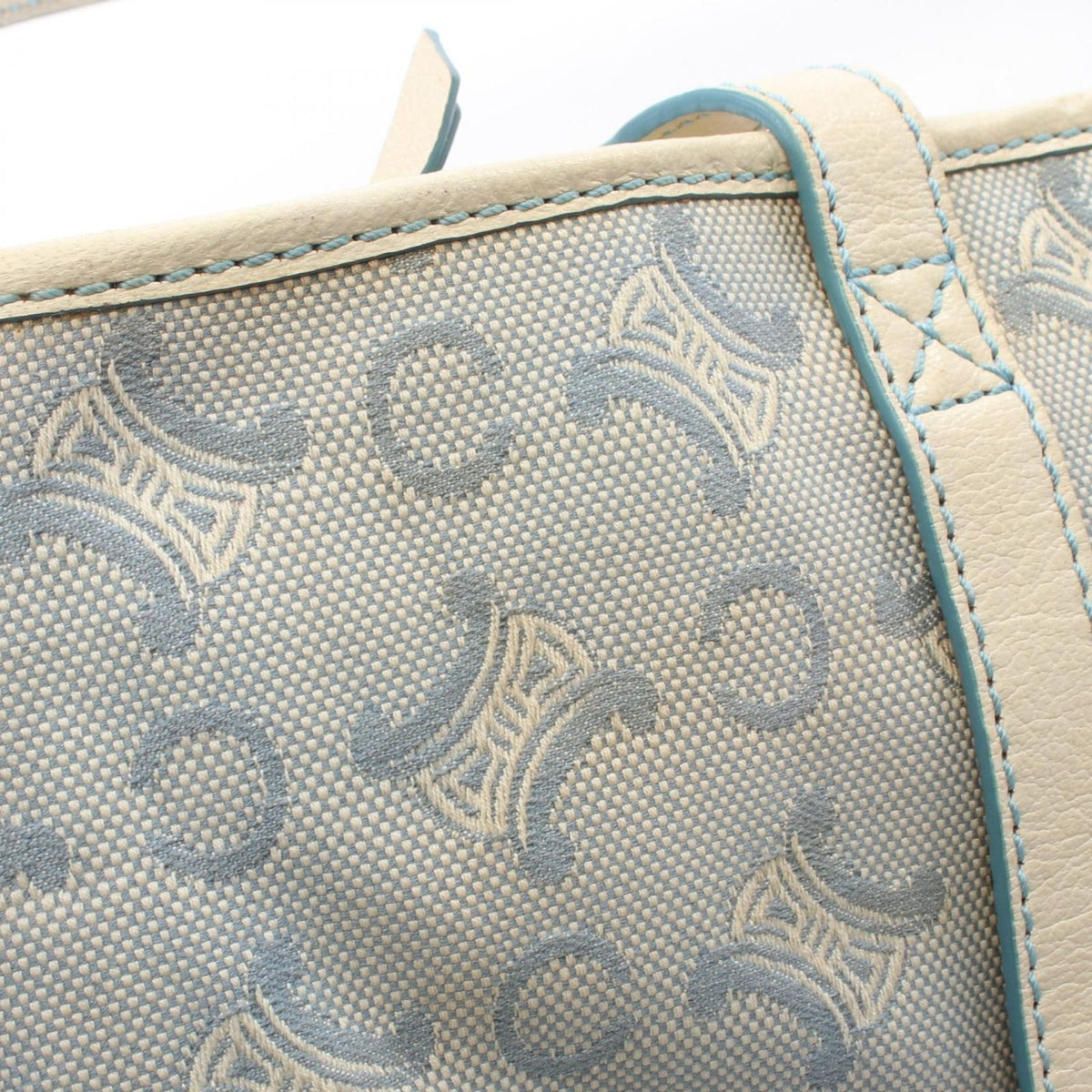 Celine Handbag Paris Macadam Canvas Leather — view 8