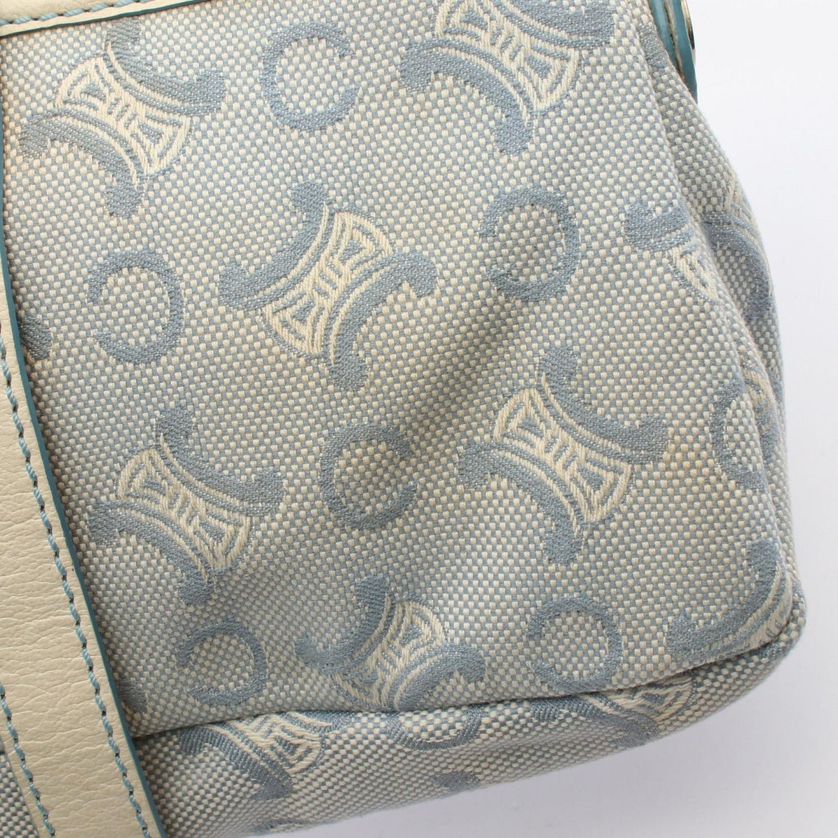 Celine Handbag Paris Macadam Canvas Leather — view 7