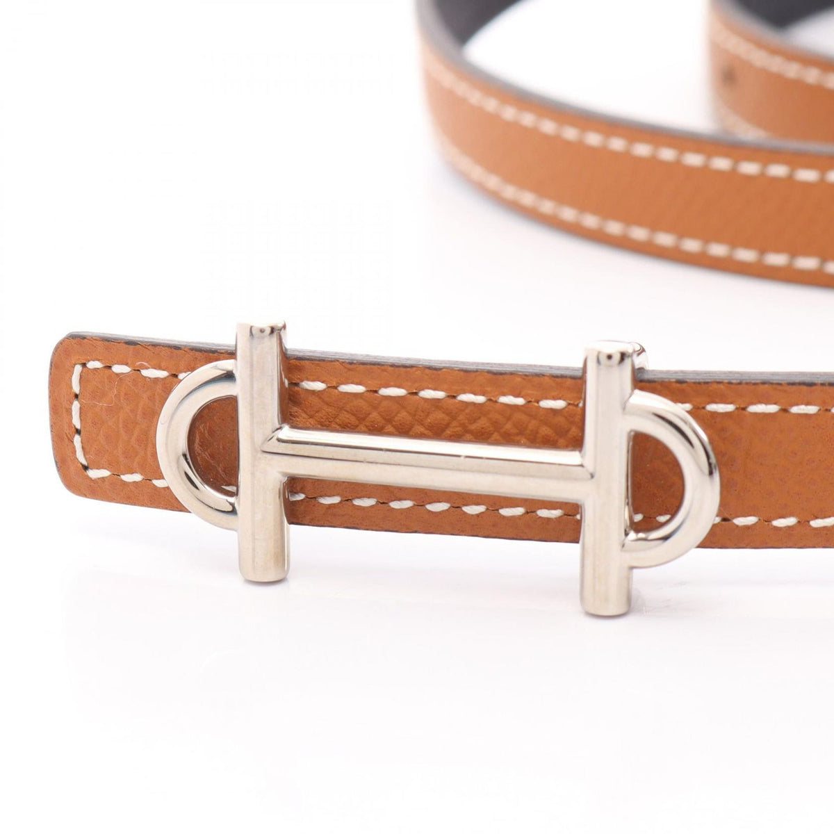 Hermes Belt Gamma Gold Noir Reversible Black — view 2