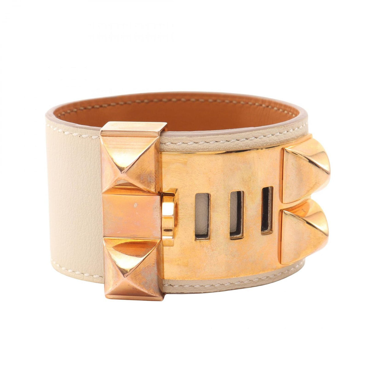 Hermes Bangle Collier de Chien Cles Bracelet — view 2