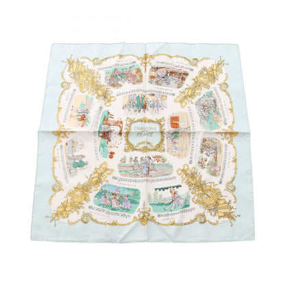 Hermes Scarf Petit Carre 45 Chansons de France Silk