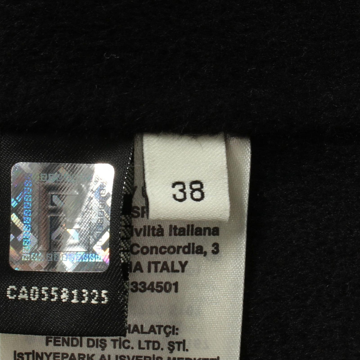 Fendi Fur Ribbon Cape Wool — view 5
