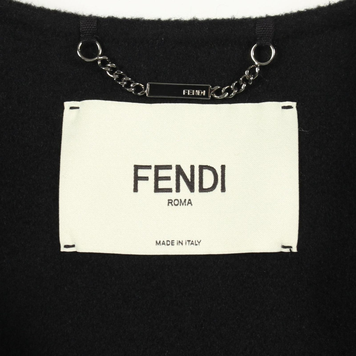Fendi Fur Ribbon Cape Wool — view 3