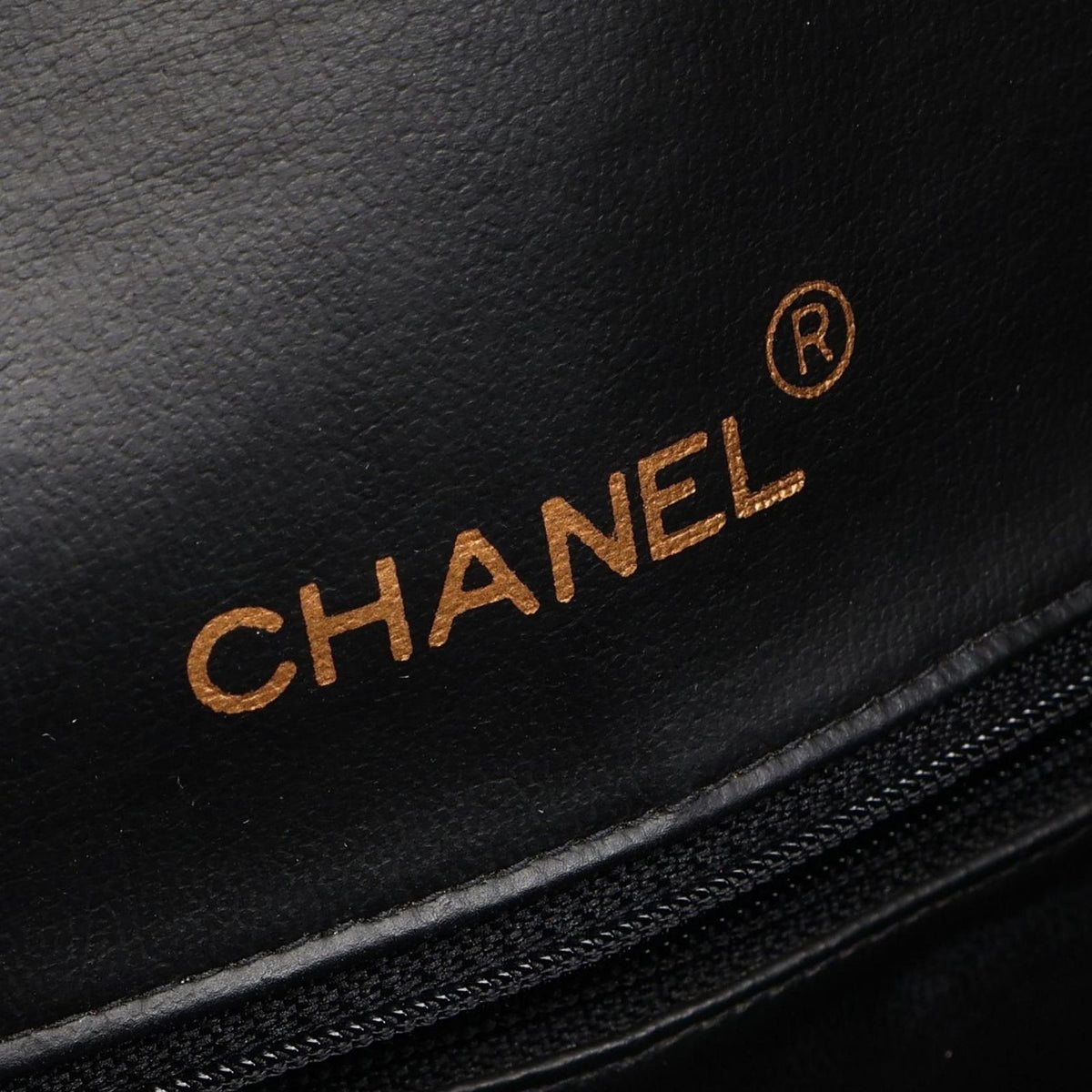 Chanel Boston Bag Quilted Logo Black Leather — view 4
