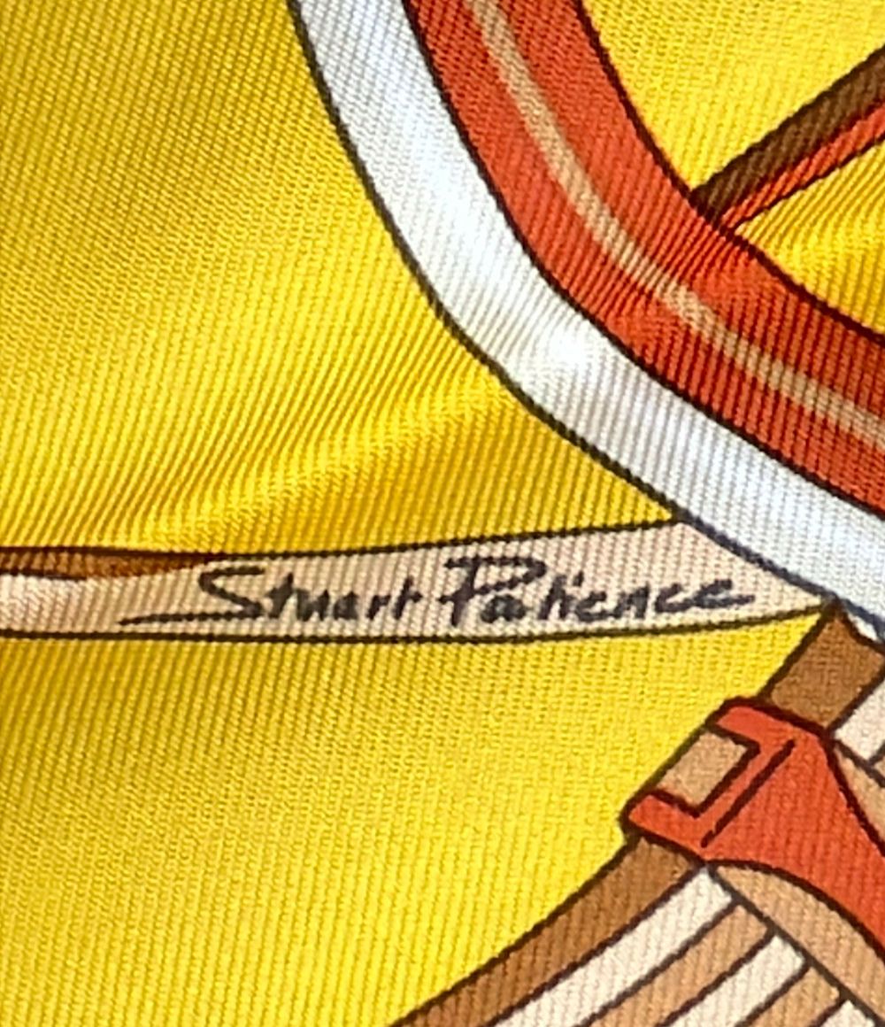 Hermes Scarf Carre 90 Silk 100% Stately Wheels — view 5