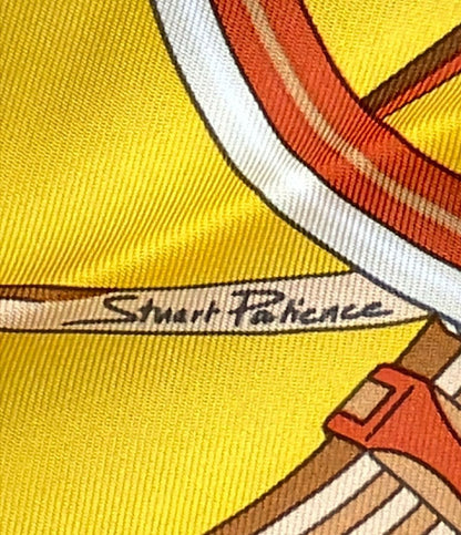 Hermes Scarf Carre 90 Silk 100% Stately Wheels — view 5