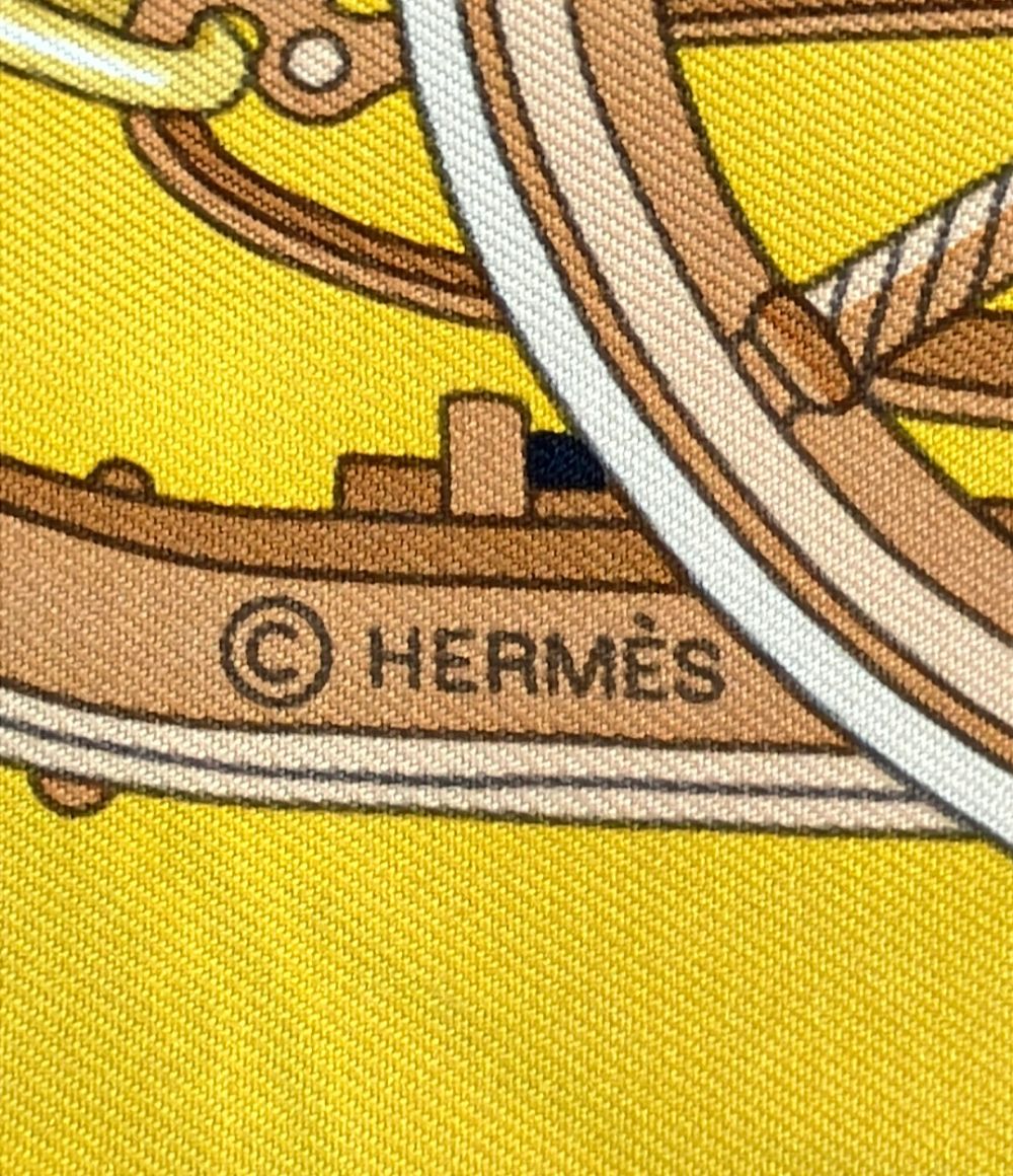 Hermes Scarf Carre 90 Silk 100% Stately Wheels — view 2