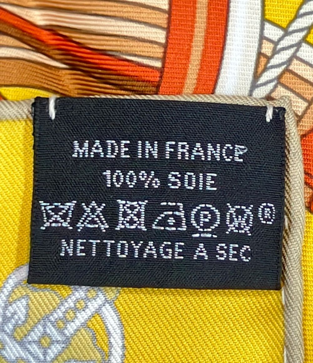 Hermes Scarf Carre 90 Silk 100% Stately Wheels — view 3