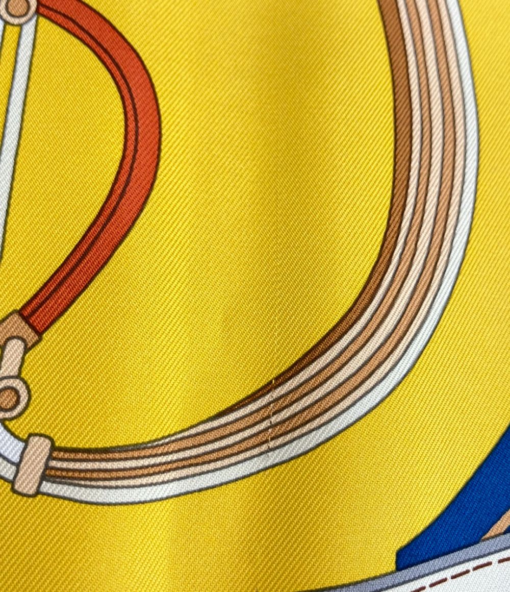 Hermes Scarf Carre 90 Silk 100% Stately Wheels — view 7