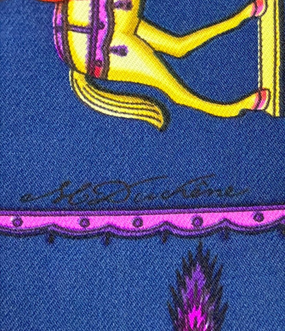 Hermes Scarf Carre 90 Silk 100% les Artificiers — view 5