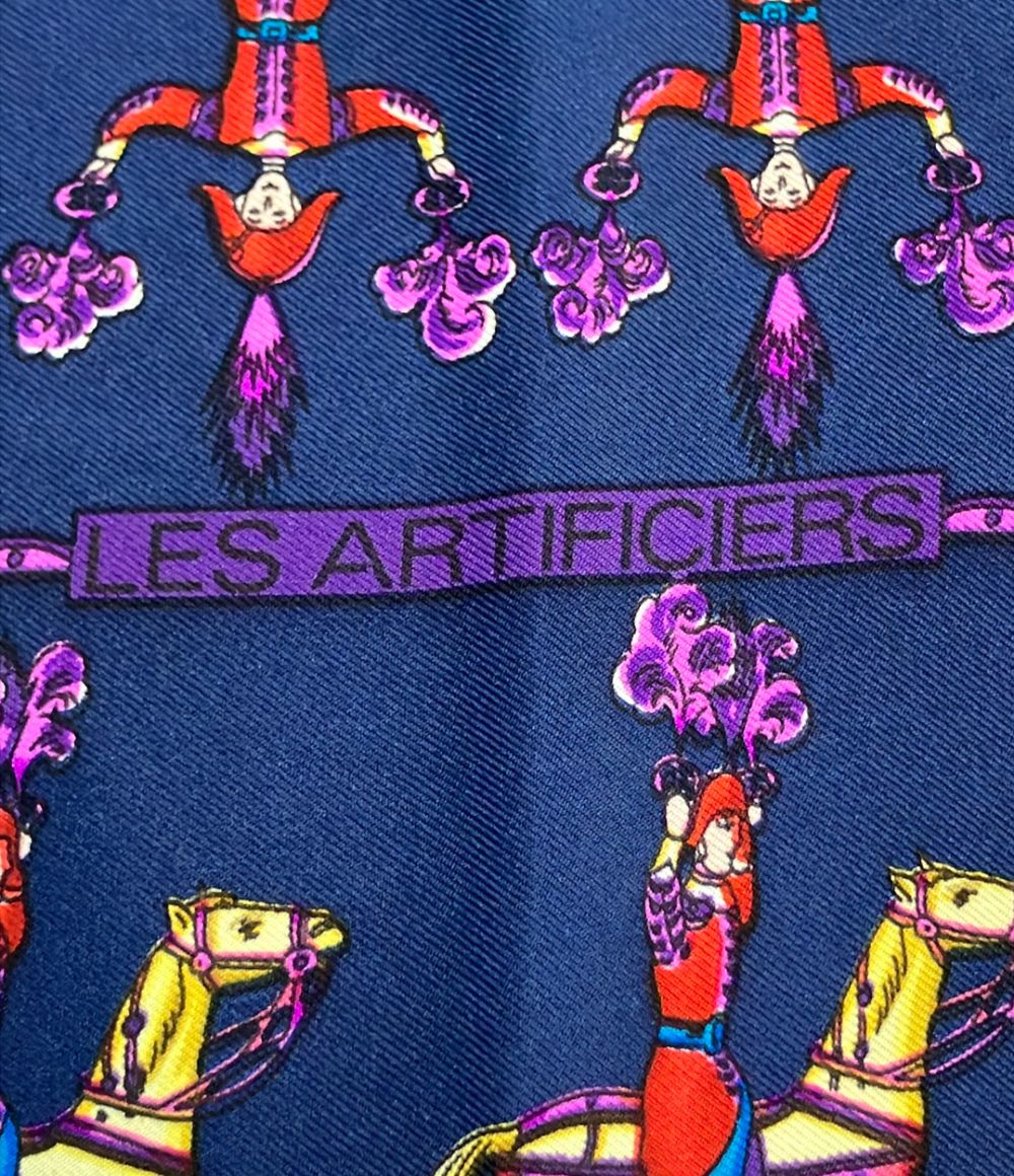 Hermes Scarf Carre 90 Silk 100% les Artificiers — view 4