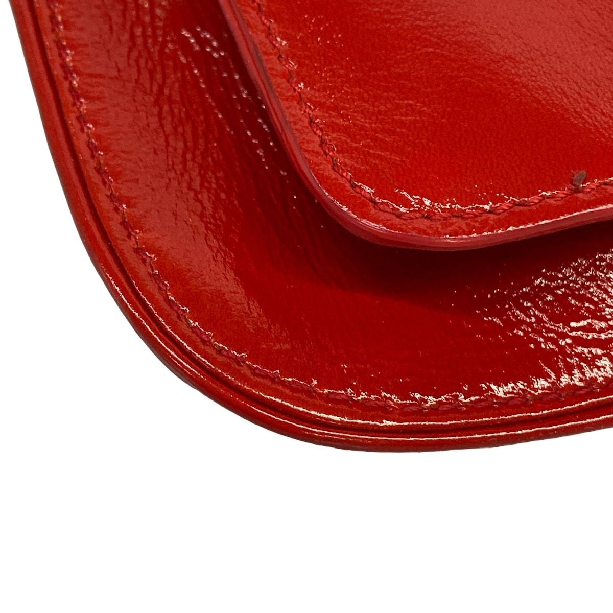 Loewe Clutch Red Leather — view 6
