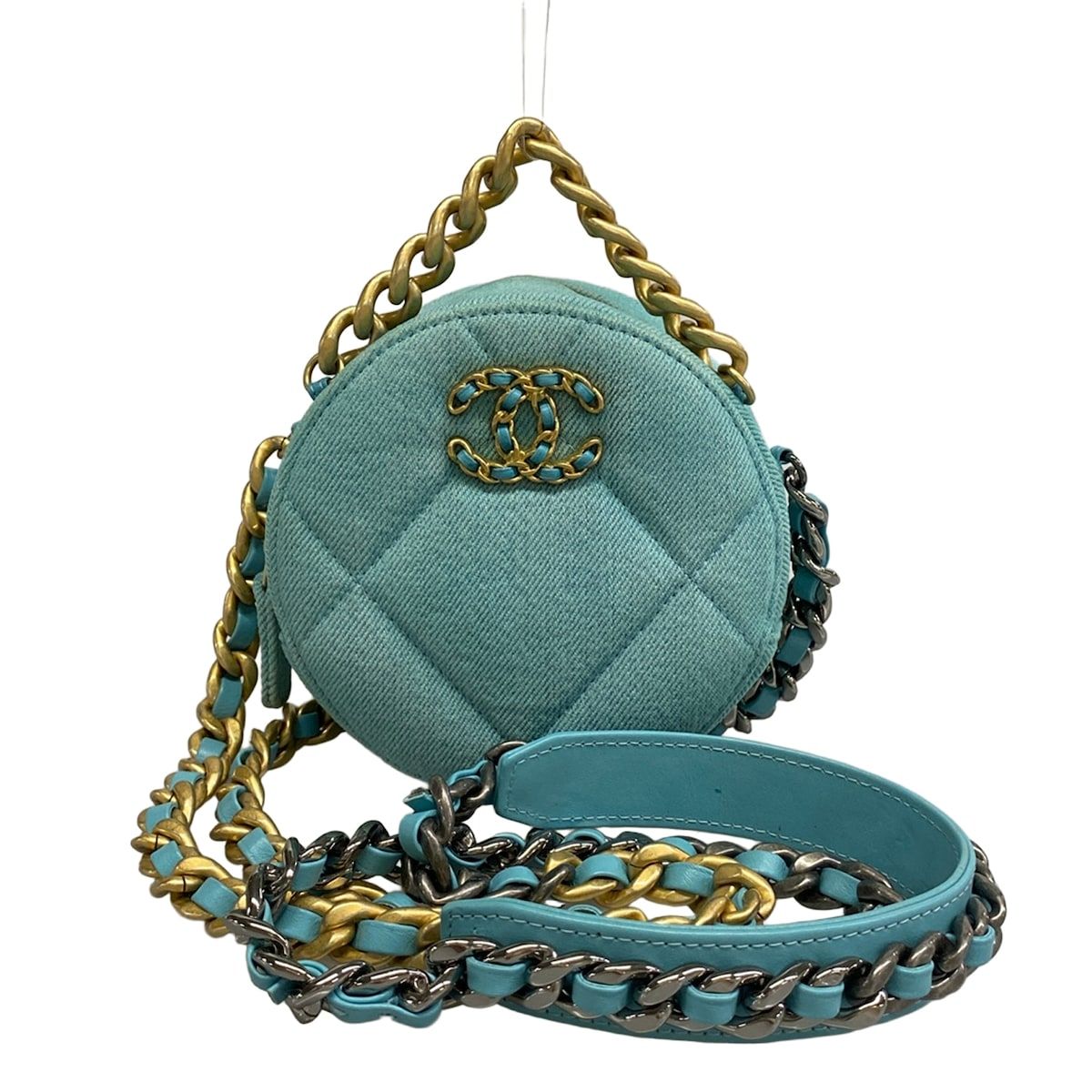 Chanel Shoulder Bag Chanel 19 Light Blue Chain