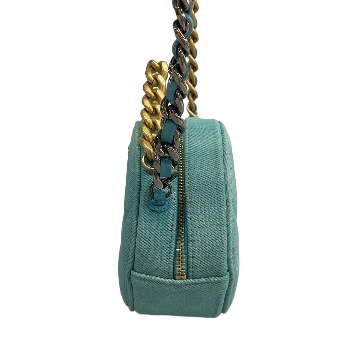 Chanel Shoulder Bag Chanel 19 Light Blue Chain — view 4