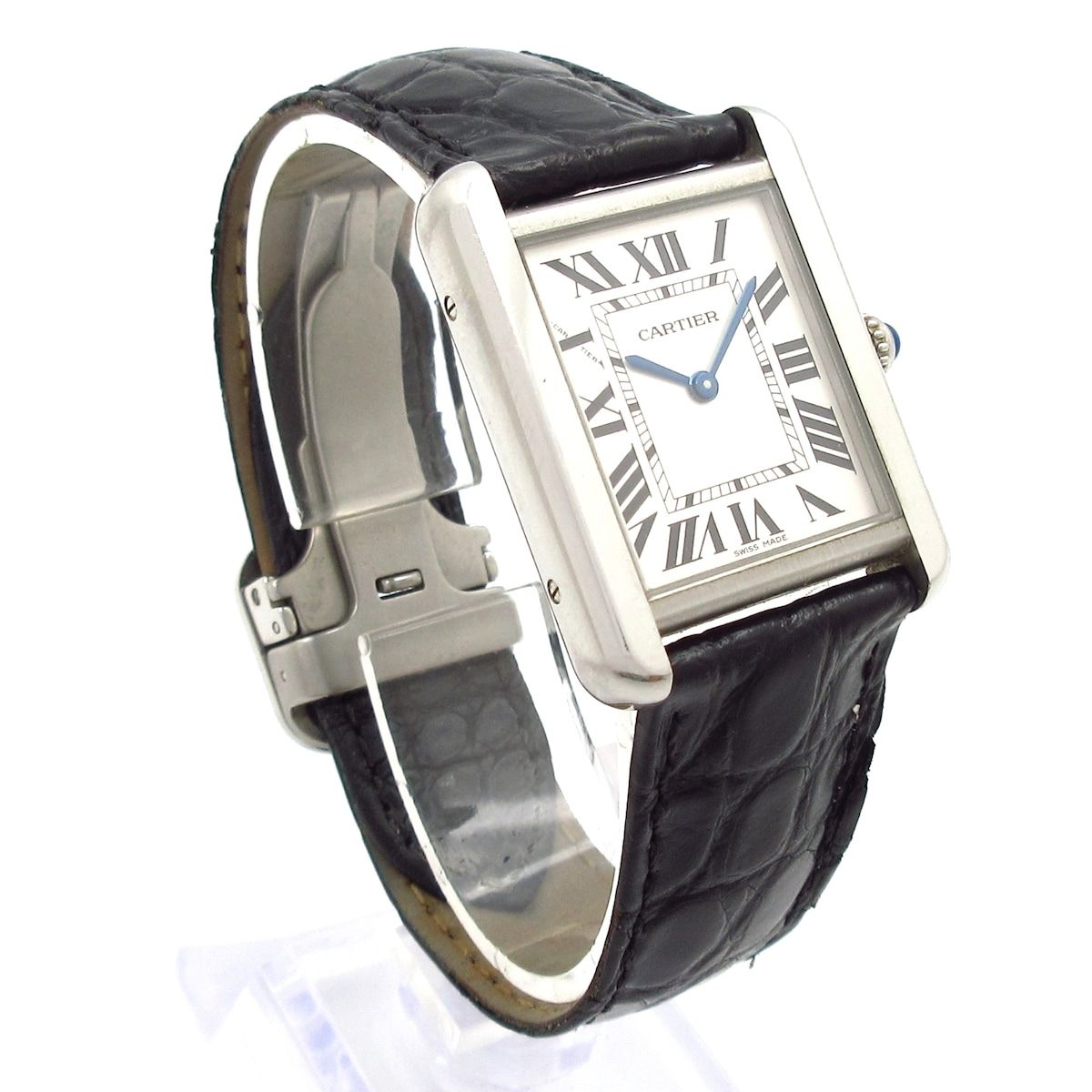 Cartier Watch Tank Solo SM SS Silver — view 3