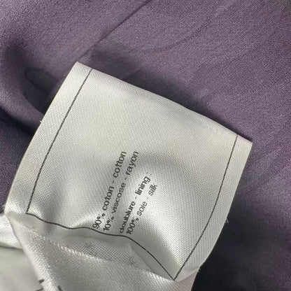 Chanel Jacket Tweed Silk Black Purple — view 6