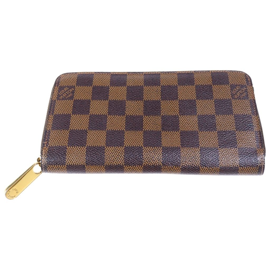 Louis Vuitton Damier Zippy Wallet Brown