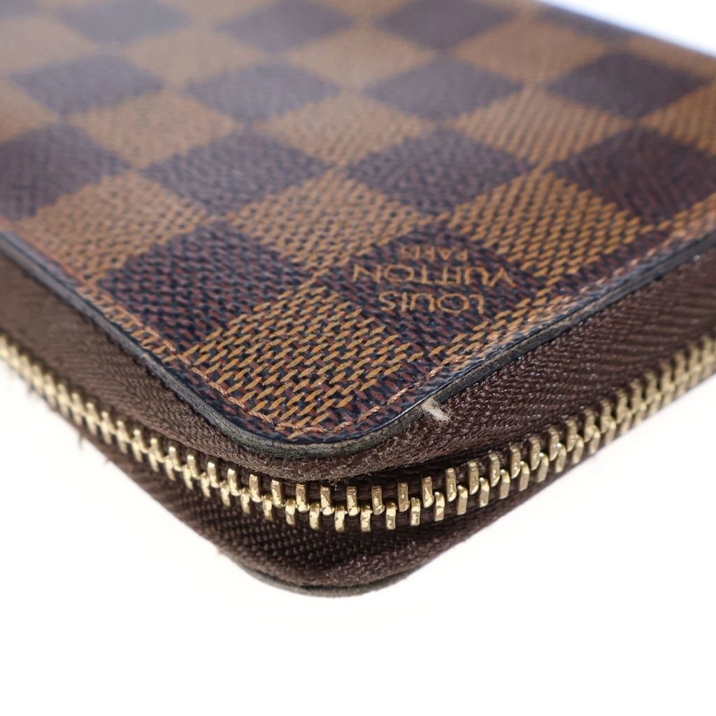 Louis Vuitton Damier Zippy Wallet Brown — view 5