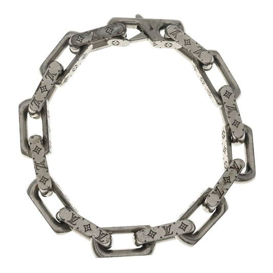 Louis Vuitton Collier Monogram Chain Bracelet Silver